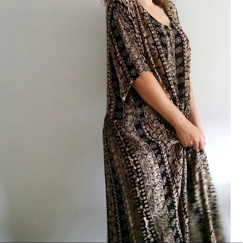 1990s Vintage Cotton Ginny Broomstick Dress